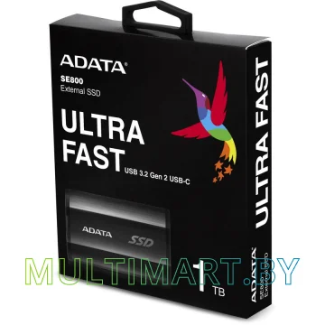 Внешний накопитель A-Data SE800 1TB черный (ASE800-1TU32G2-CBK) картинка 4